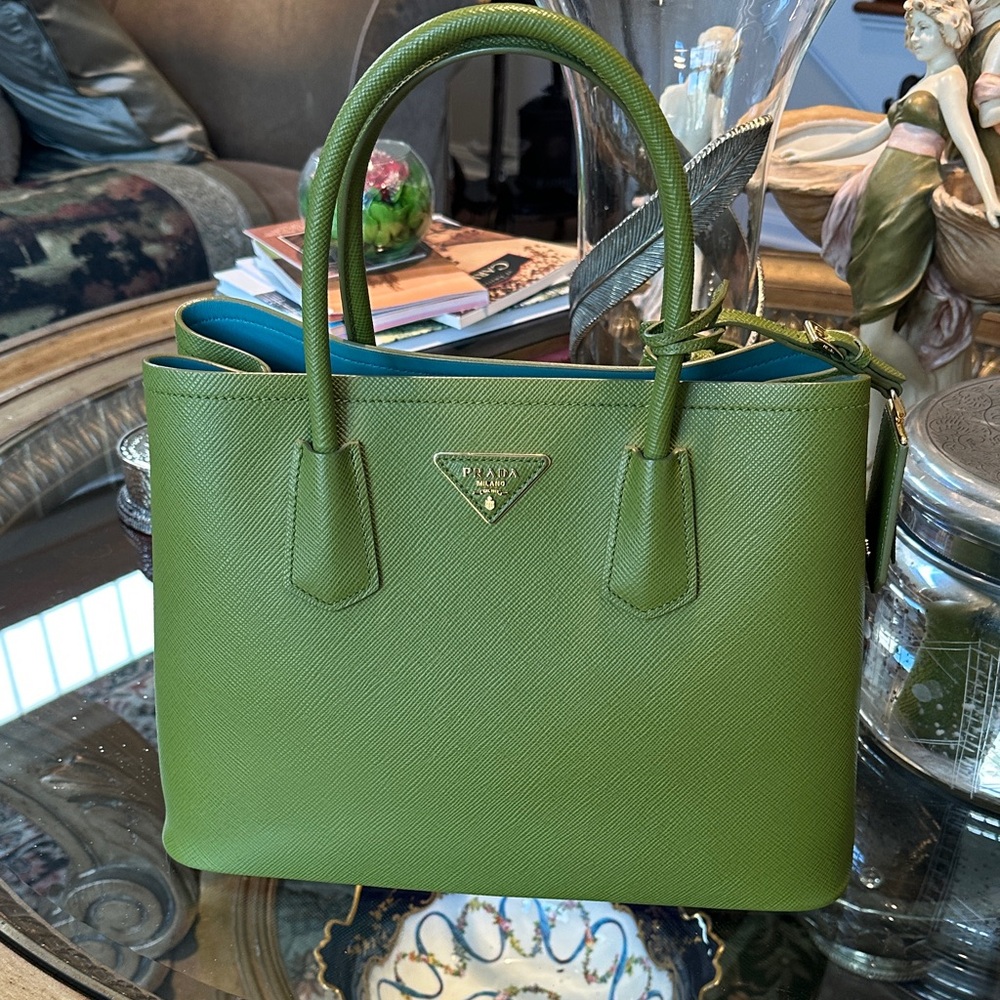 Prada Saffiano Double Tote